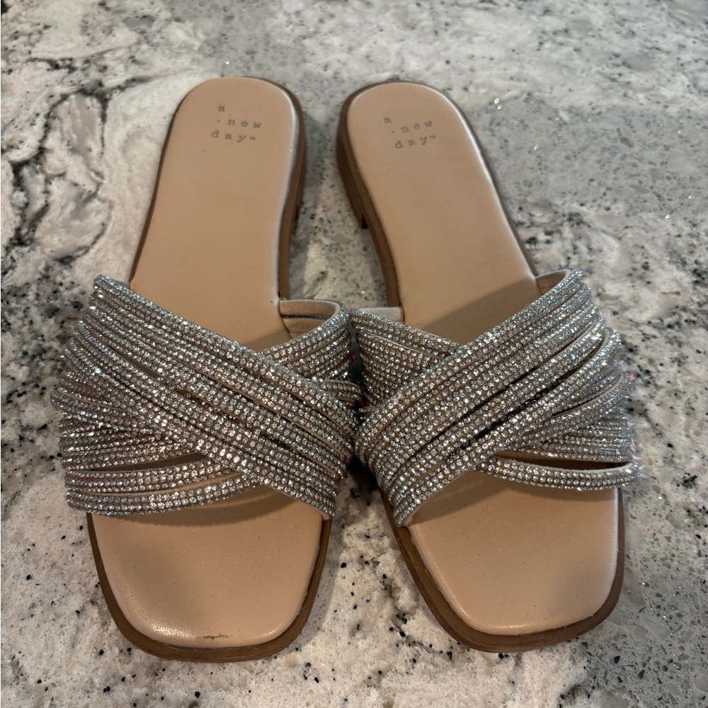 A New Day Silver Women's Sandals